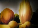 The hotel had lots of interesting art ... I shot several images of the paintings. Of course, I took close ups of portions of paintings .... I liked the shapes and colours.