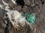 Rocks 5 - Calcite and Malachite (green), near Holyrood