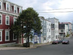 ST.  JOHN'S 2 - Houses are joined on many streets.